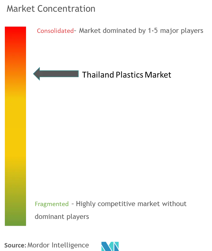 Thailand Plastics Market Concentration