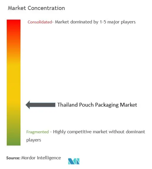 Thailand Pouch Packaging Market Concentration