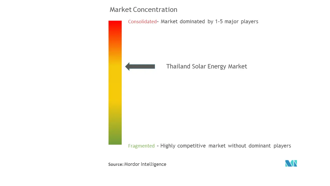 Thailand Solar Energy Market Concentration