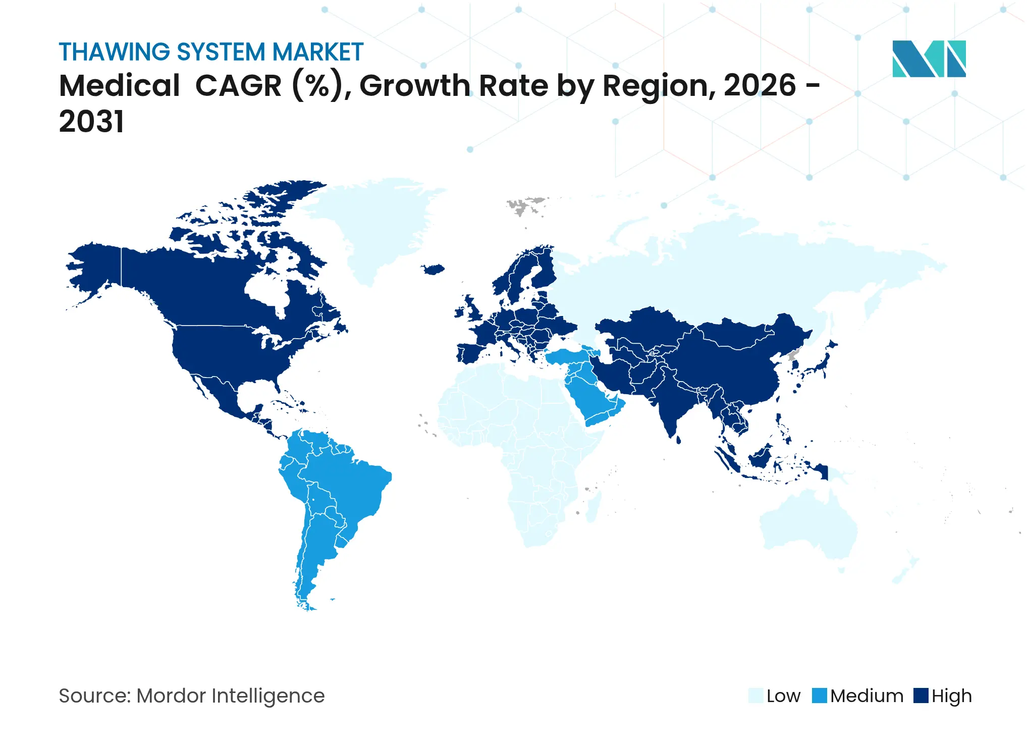 Medical Thawing System Market CAGR (%), Growth Rate by Region