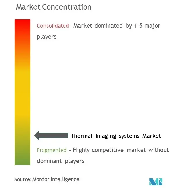 Sistemas de imágenes térmicasConcentración del Mercado