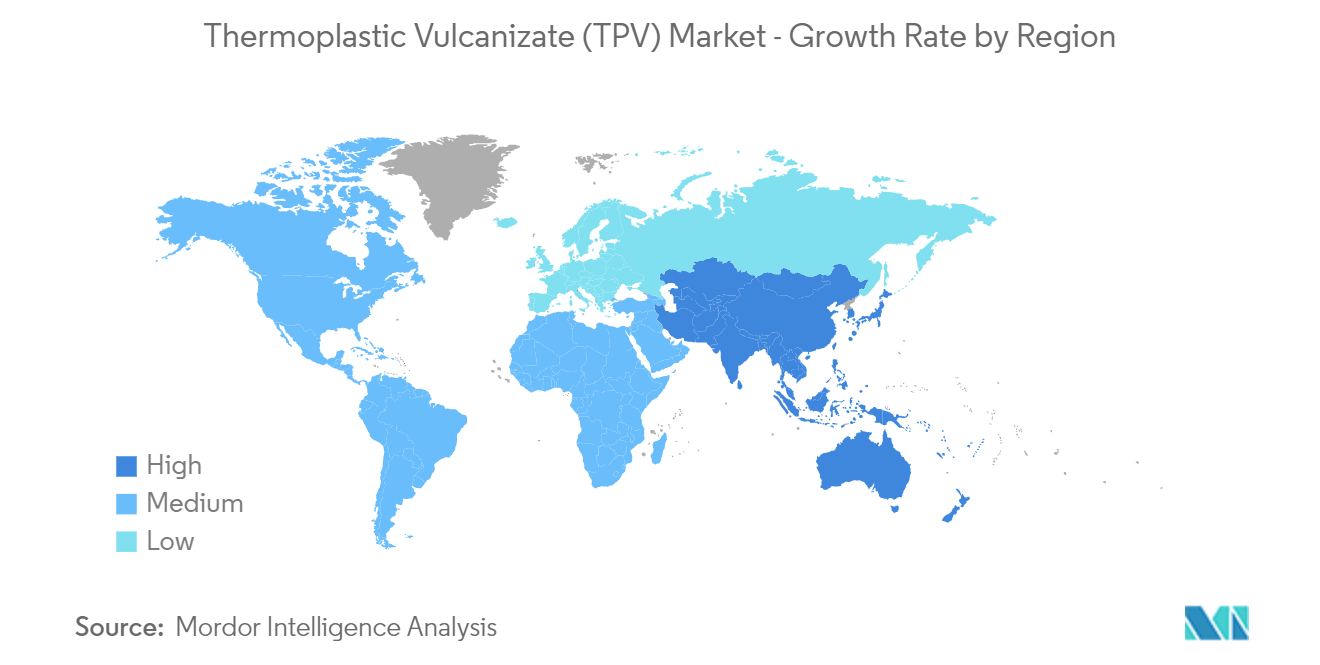 Рынок термопластичного вулканизата (TPV) – региональные тенденции