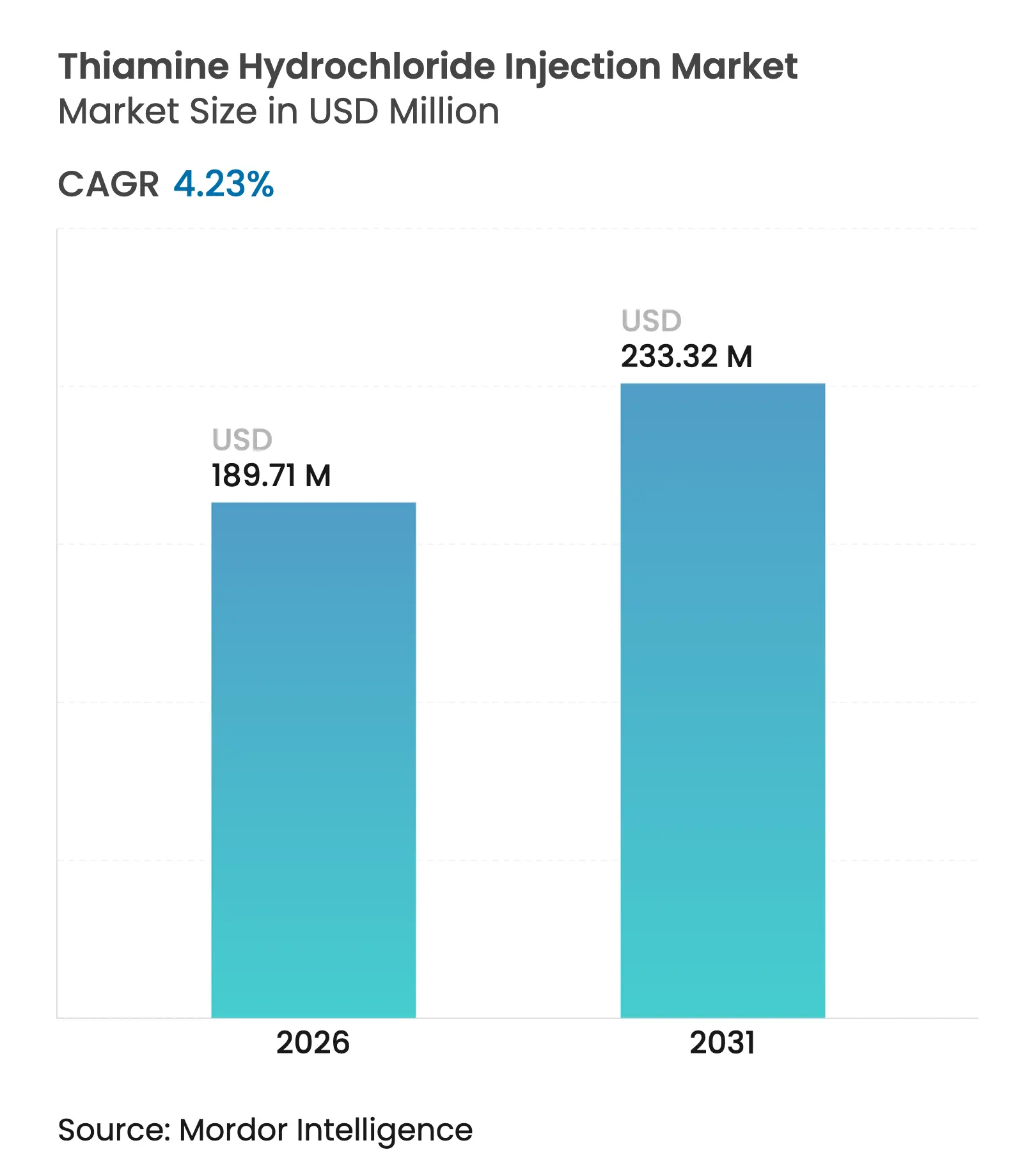 Thiamine Hydrochloride Injection Market Summary