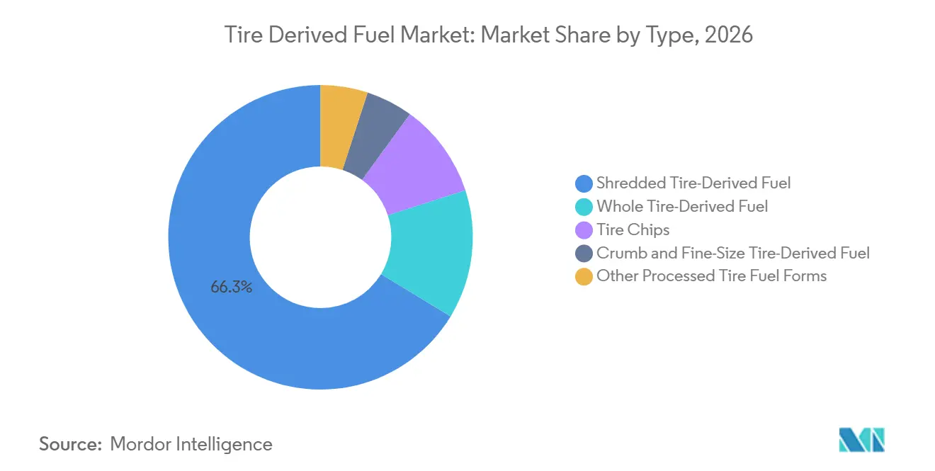 Tire Derived Fuel Market Share by Type, 2026