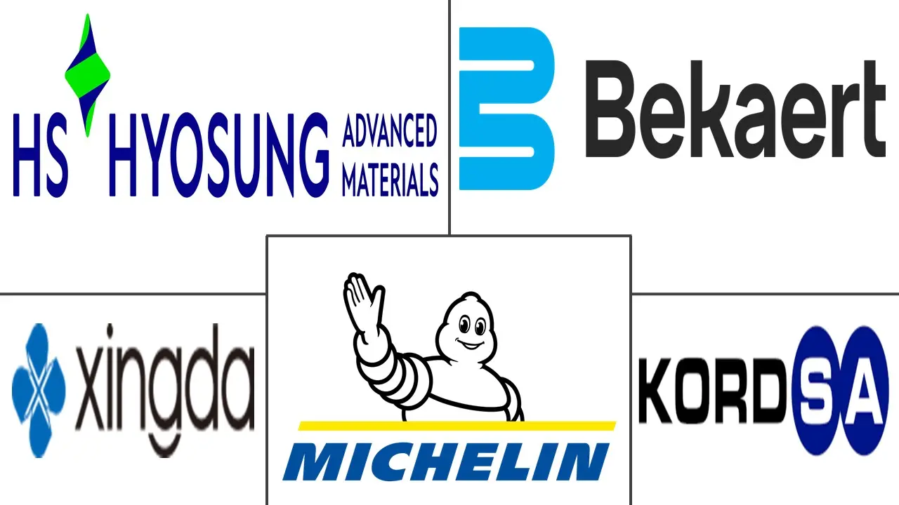 Major players in Tire Reinforcement Materials industry