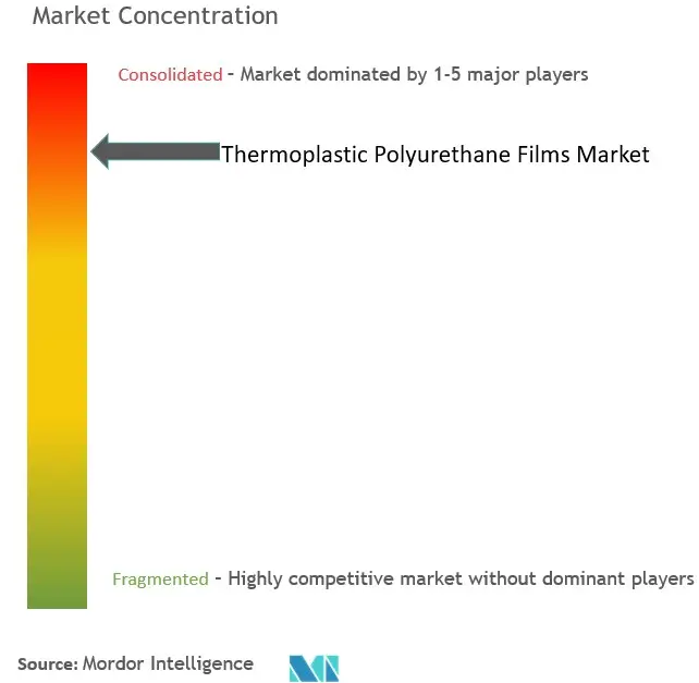 Thermoplastic Polyurethane Films Market - Market Concentration