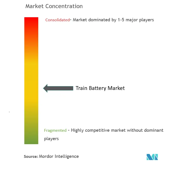 Train Battery Market Concentration