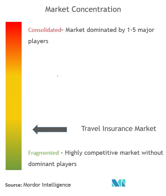 Concentração do Mercado de Seguros Viagem