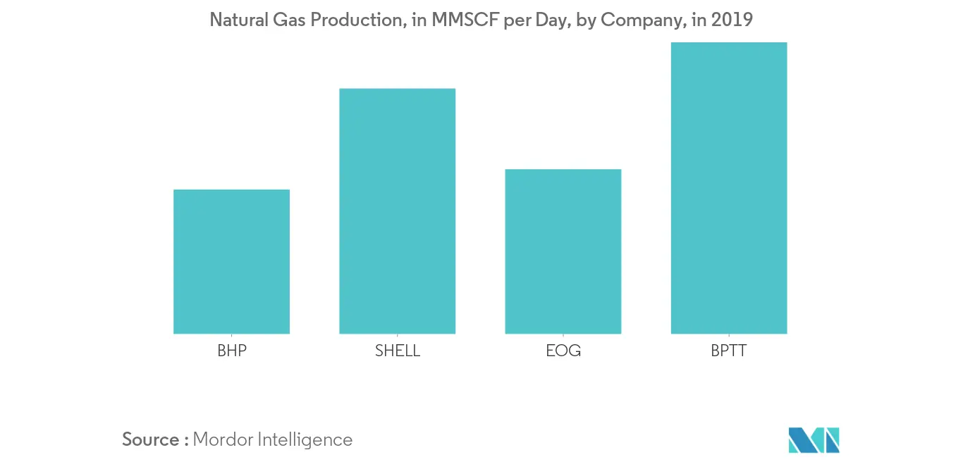 Production de gaz naturel