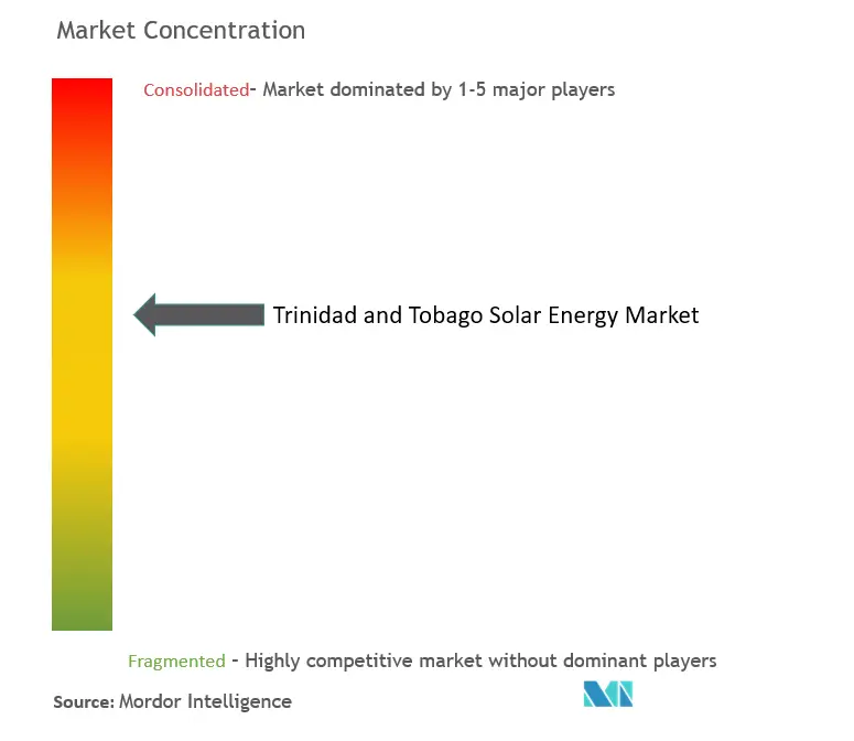 Trinidad And Tobago Solar Energy Market Concentration