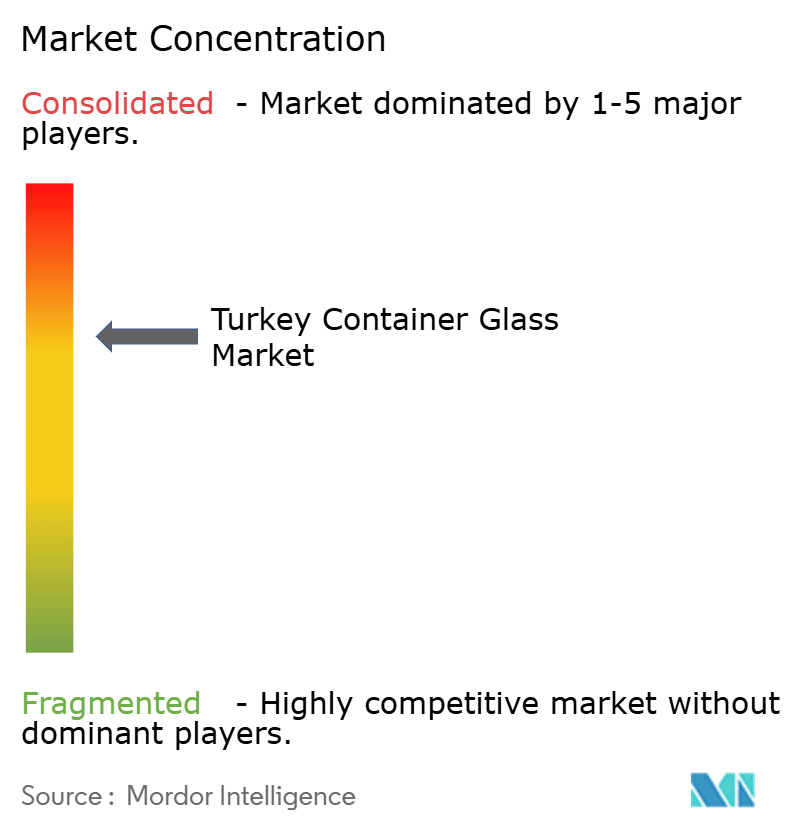 Turkey Container Glass Market Concentration