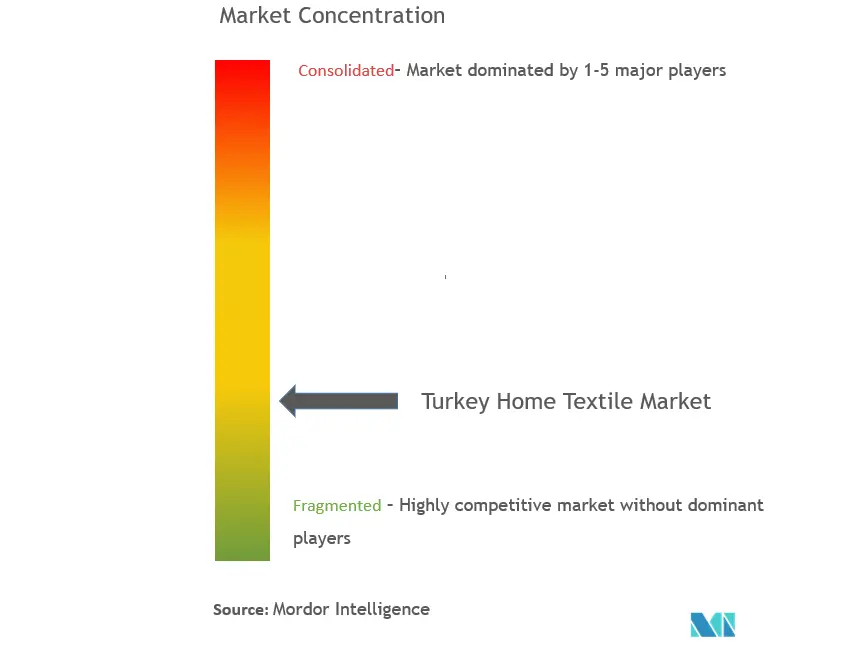 Turkey Home Textile Market Concentration