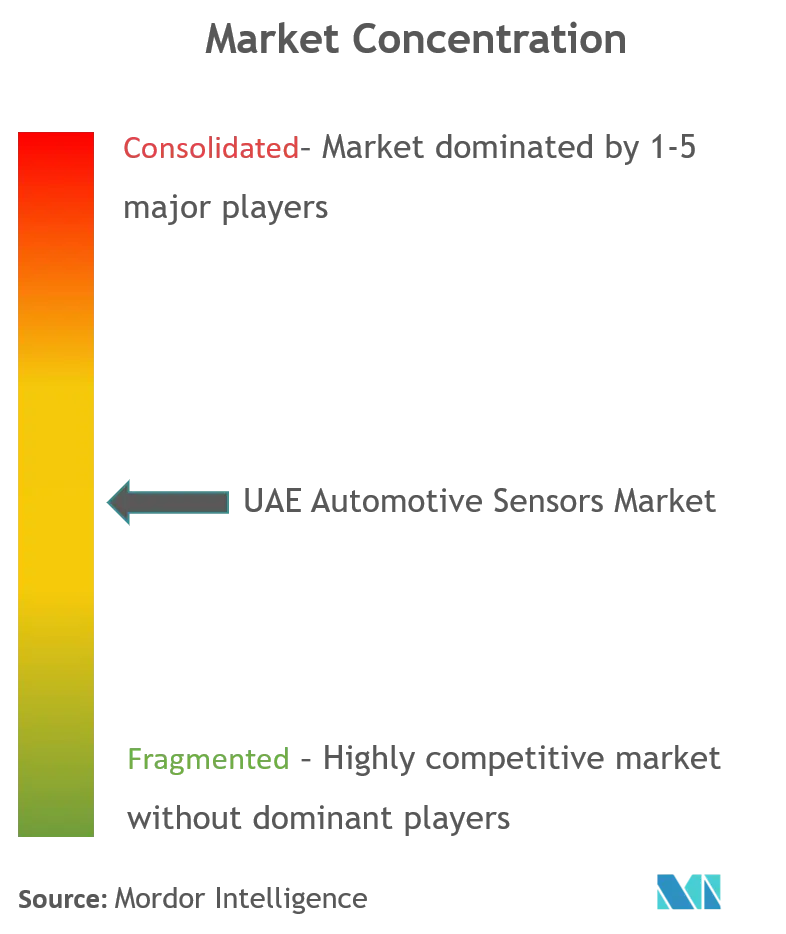 UAE Automotive Sensors Market Concentration