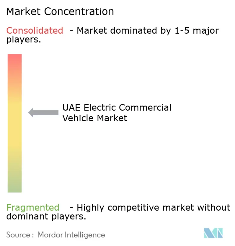 UAE Electric Commercial Vehicle Market Concentration