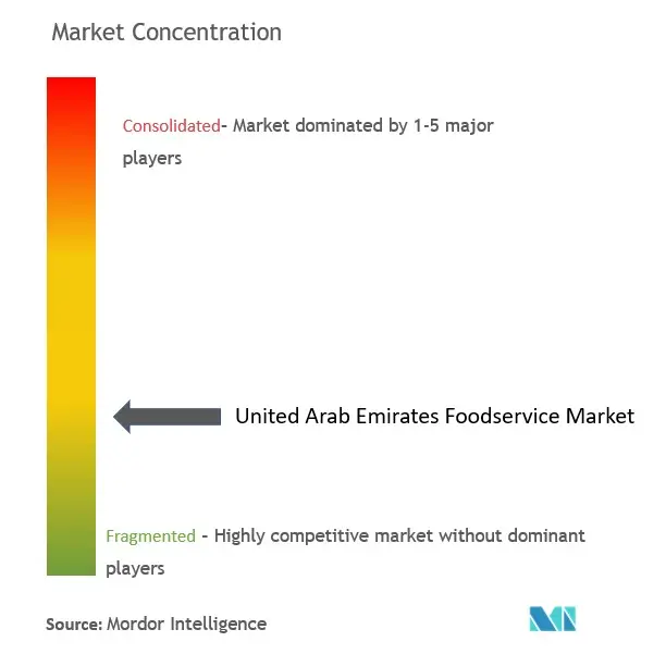 UAE Foodservice Market Concentration