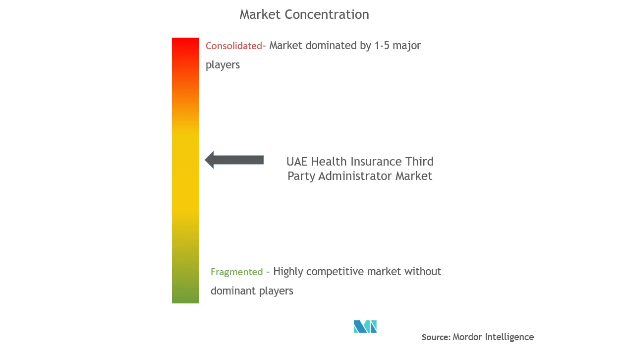 UAE Health Insurance Third Party Administrator Market Concentration