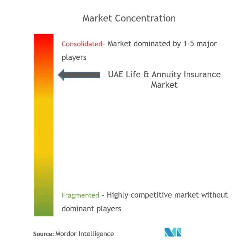 UAE Life Annuity Insurance Market Concentration