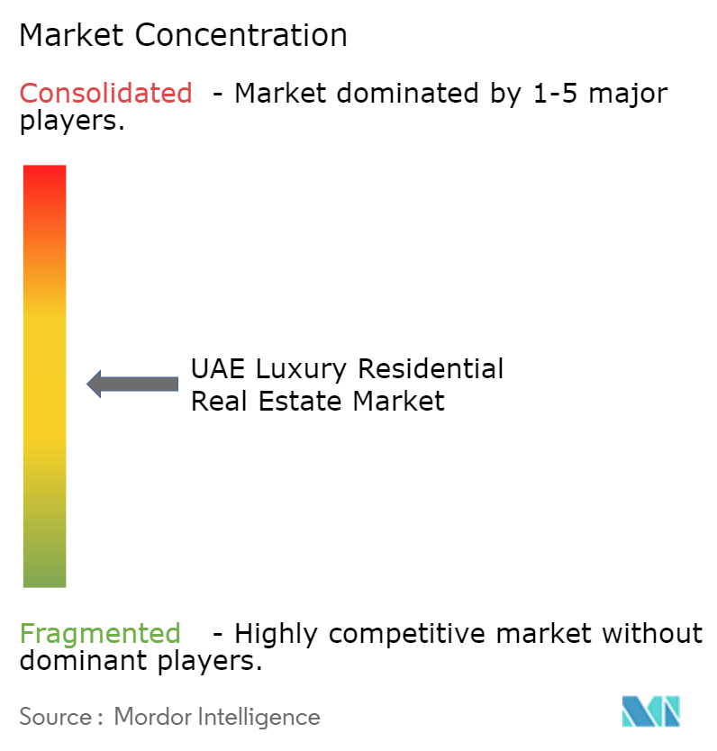 UAE Luxury Residential Real Estate Market Concentration