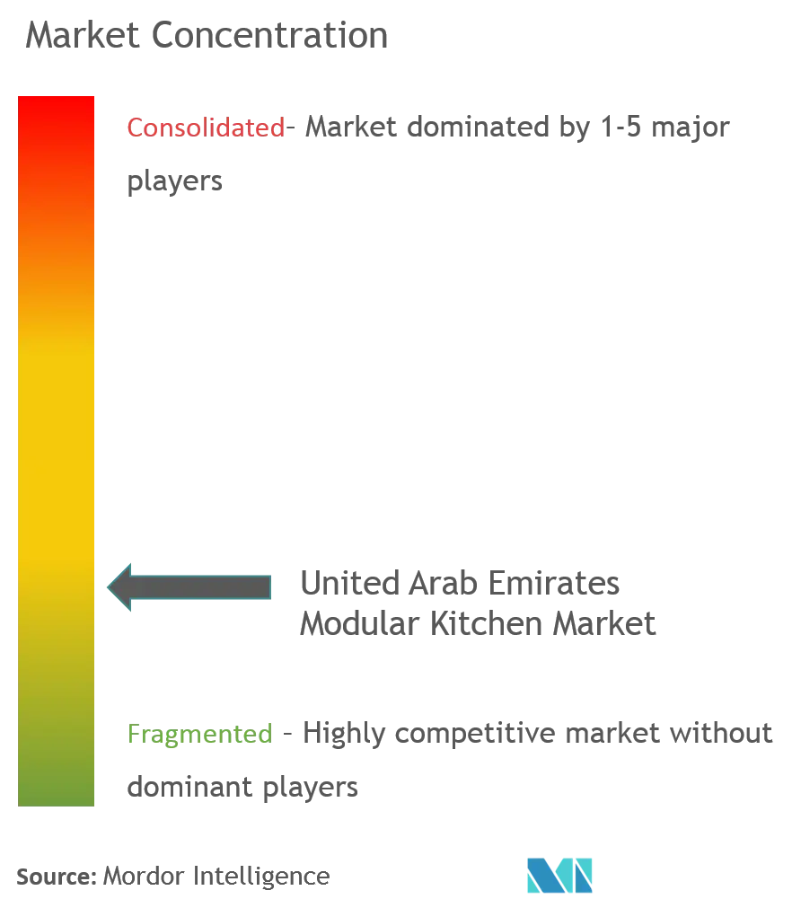 UAE Modular Kitchen Market Concentration
