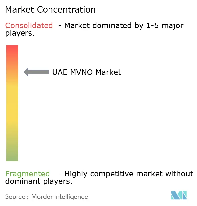 UAE MVNO Market Concentration