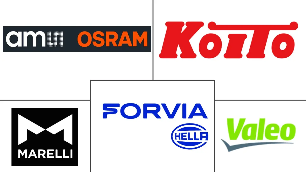 Major players in United Kingdom Automotive LED Lighting industry