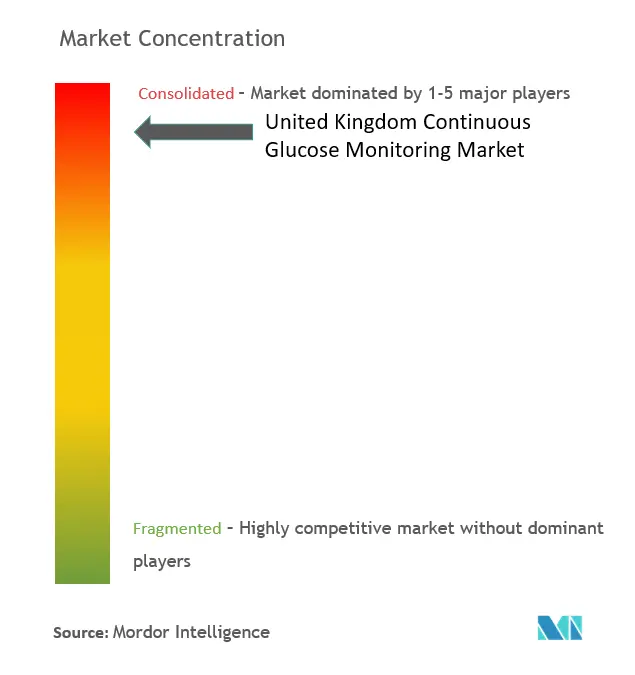 United Kingdom Continuous Glucose Monitoring Market Concentration