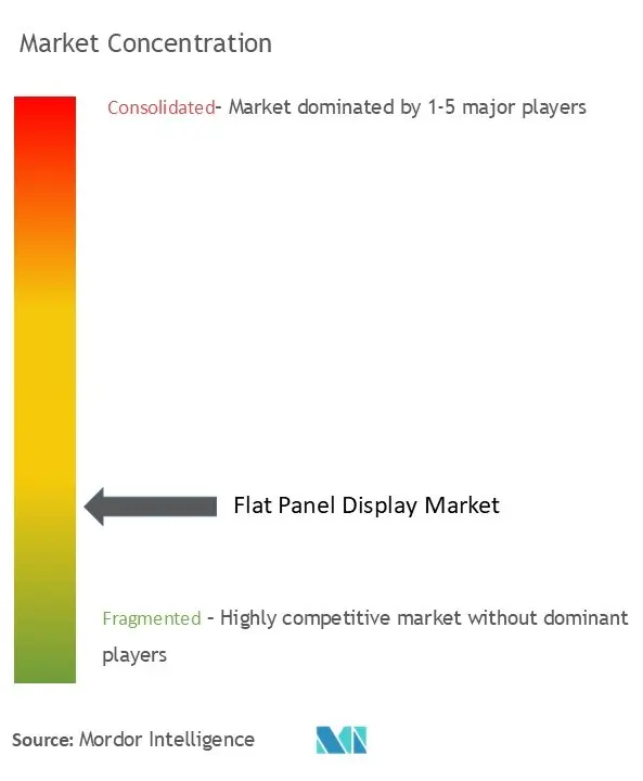 Flat Panel Display Market Concentration