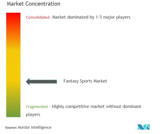 Fantasy Sports Market Concentration