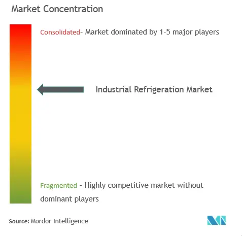Industrial Refrigeration System Market Concentration