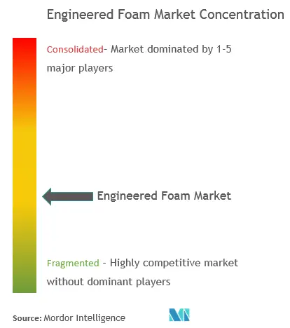 Engineered Foam Market - Market Concentration.PNG