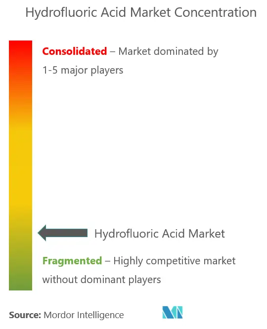 Hydrofluoric Acid Market Concentration