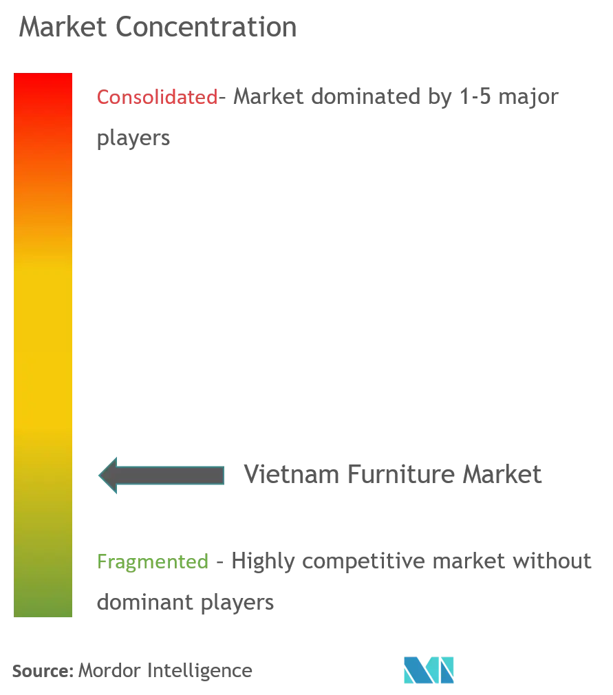 Vietnam Furniture Market Concentration