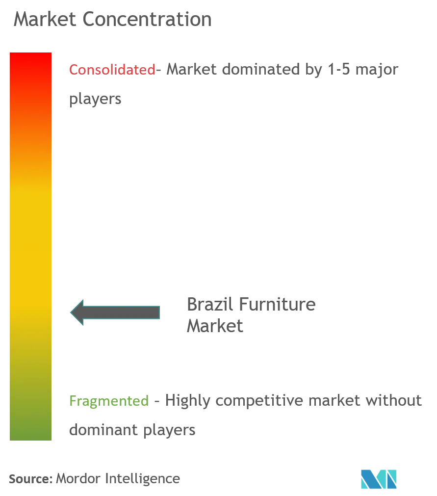 Brazil Furniture Market Concentration