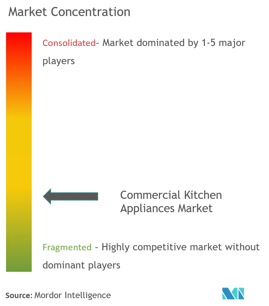 Commercial Kitchen Appliances Market Concentration