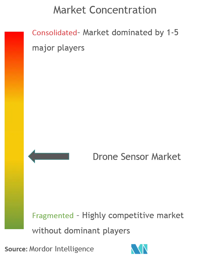 Marktkonzentration für Drohnensensoren