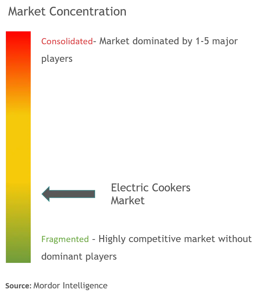 Electric Cookers Market Concentration