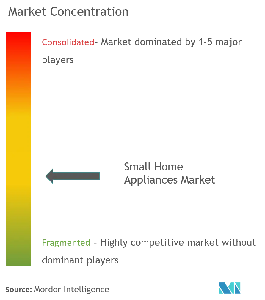 Small Home Appliances Market Concentration