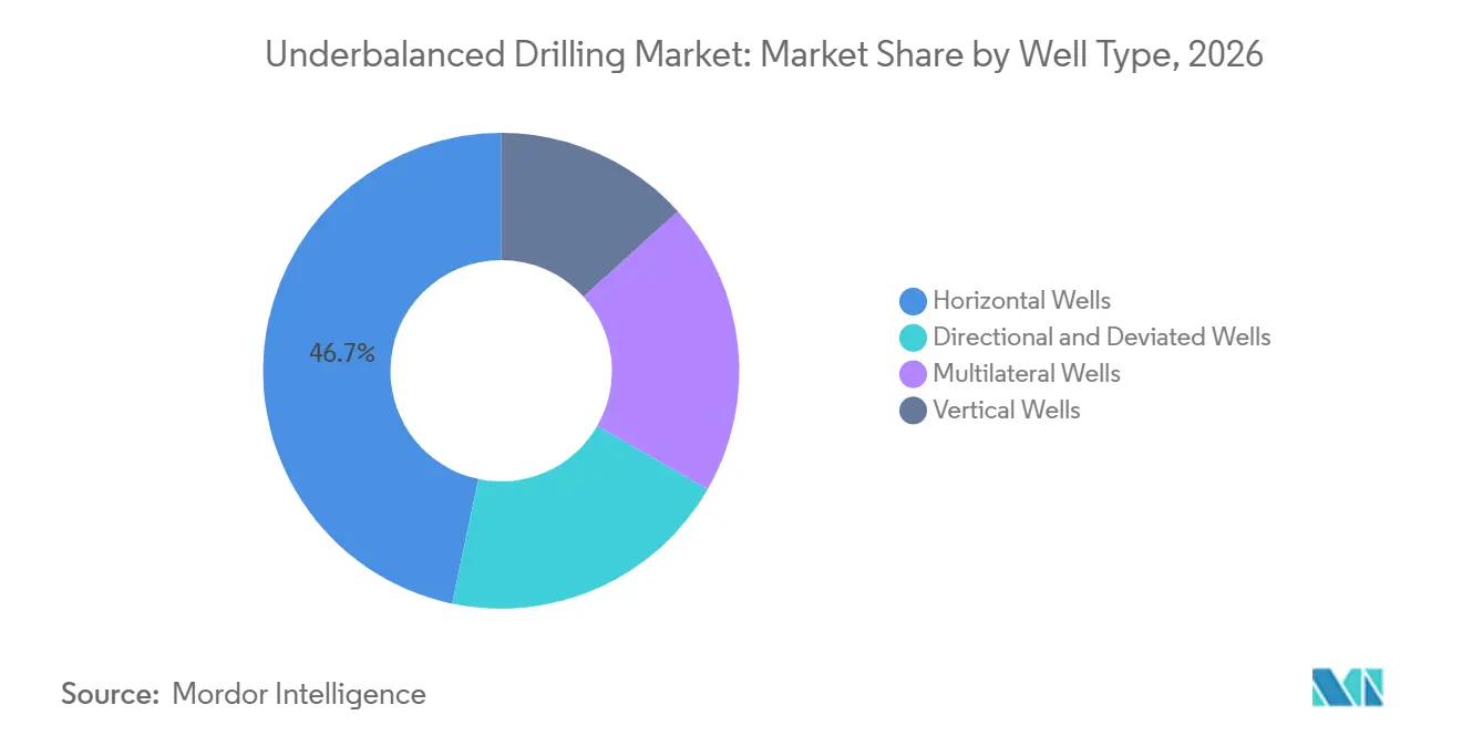 Underbalanced Drilling Market Share by Well Type, 2026