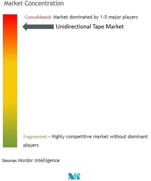 Unidirectional Tape Market Concentration