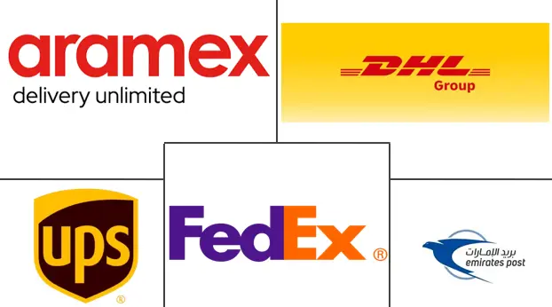아랍에미리트 택배, 익스프레스, 소포(CEP) 산업의 주요 참여자