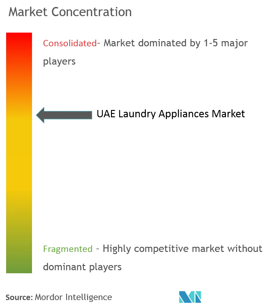 UAE Laundry Appliances Market Concentration