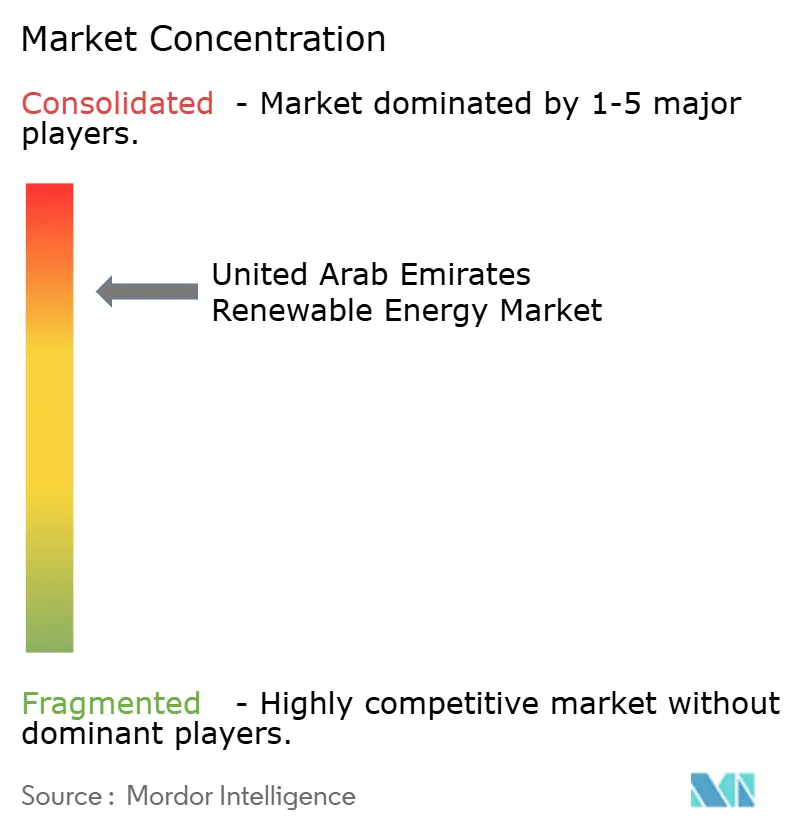 United Arab Emirates Renewable Energy Market Concentration