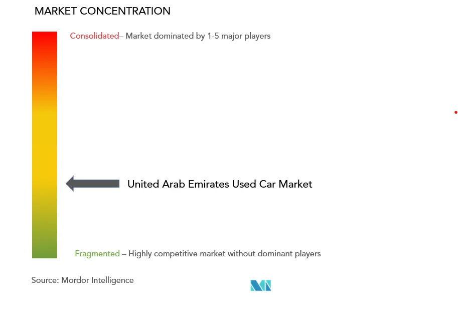 UAE Used Car Market Concentration