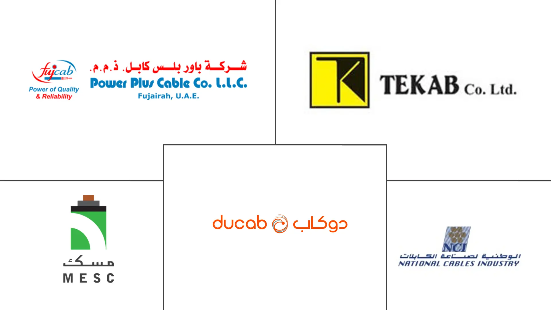 Major players in United Arab Emirates Wire and Cable industry