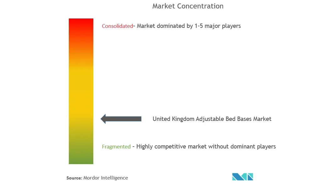 UK Adjustable Bed Bases Market Concentration