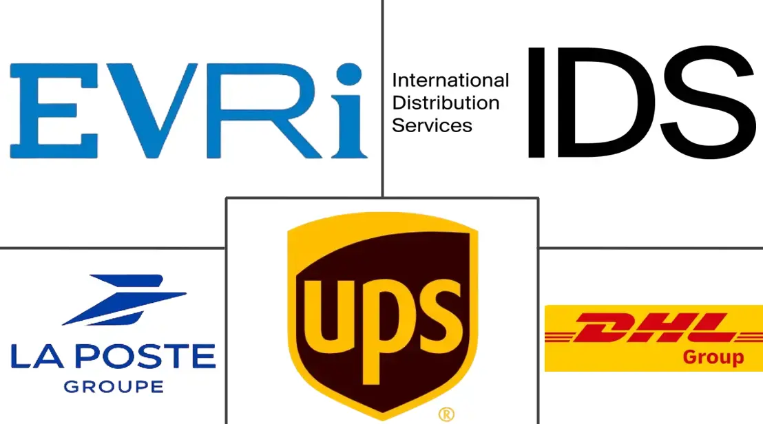 Major players in United Kingdom Domestic Courier, Express And Parcel (CEP) industry