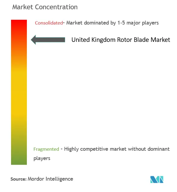 United Kingdom Rotor Blade Market Concentration