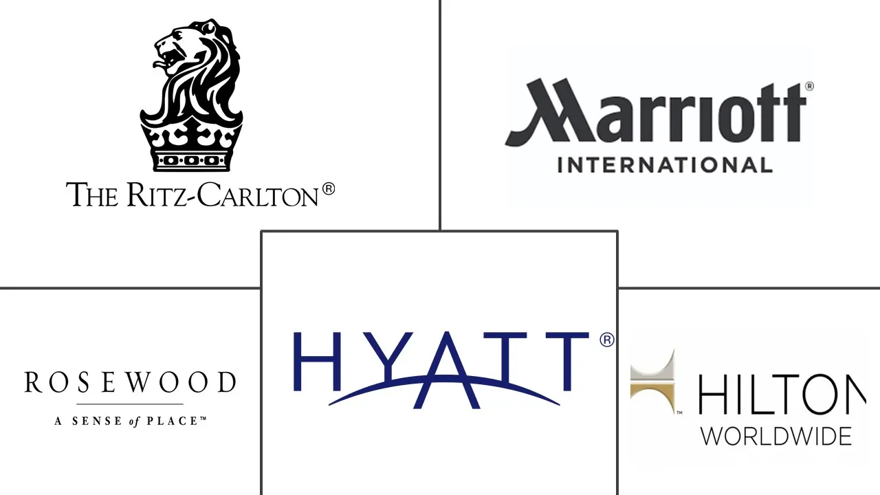 Principales actores del mercado hotelero de lujo de Estados Unidos