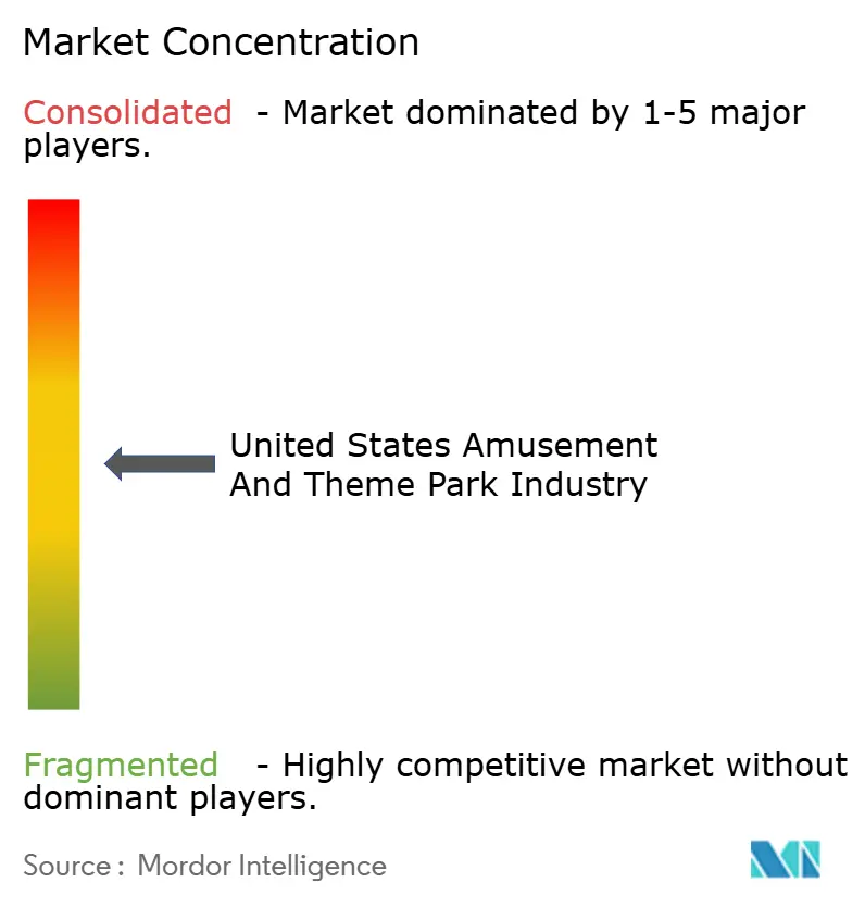 US Amusement and Theme Parks Market Concentration