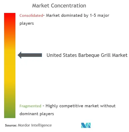 United States Barbeque Grill Market  Concentration